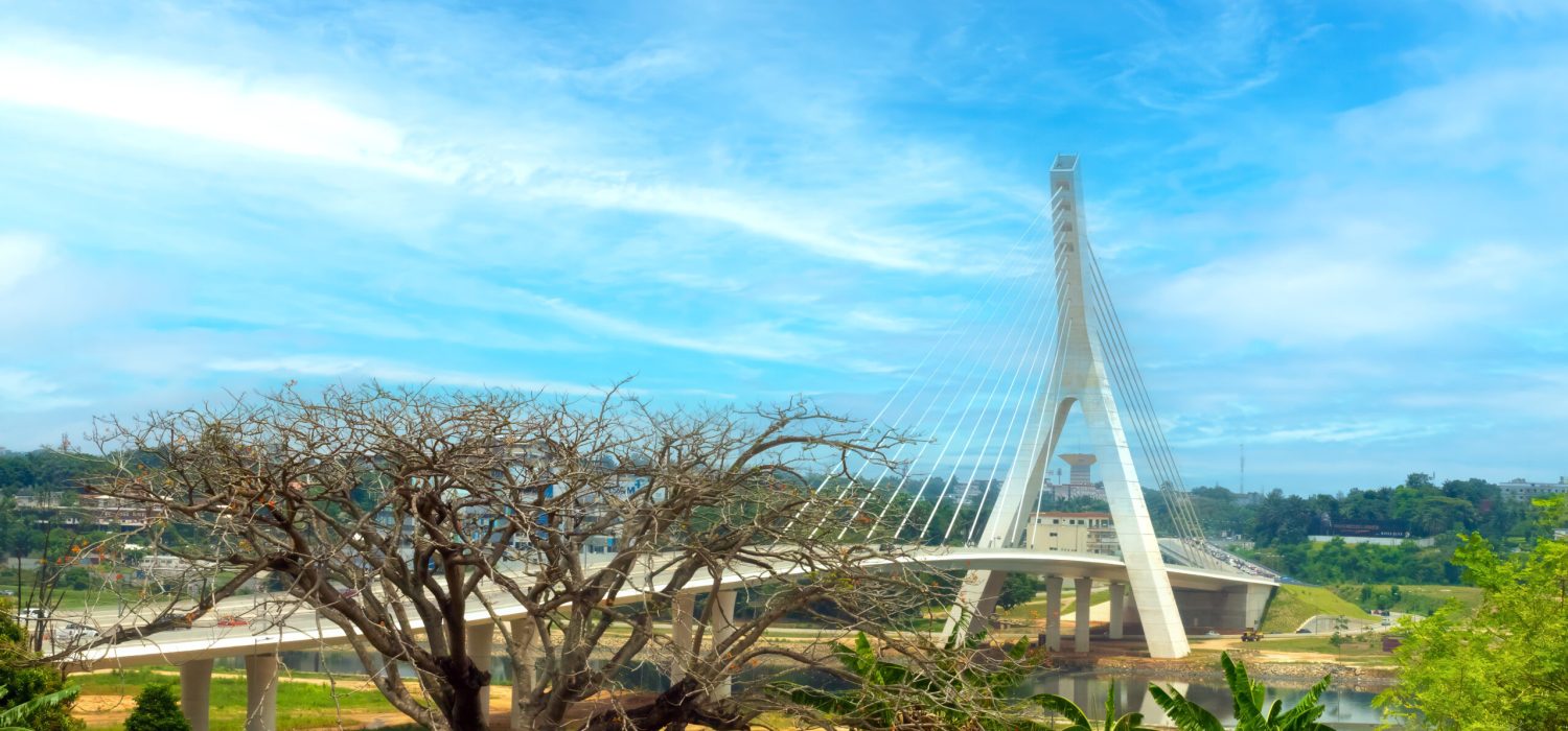 Pont de Cocody (Cocody Bridge), Abidjan, CÃ´te d'Ivoire (Ivory Coast), West Africa