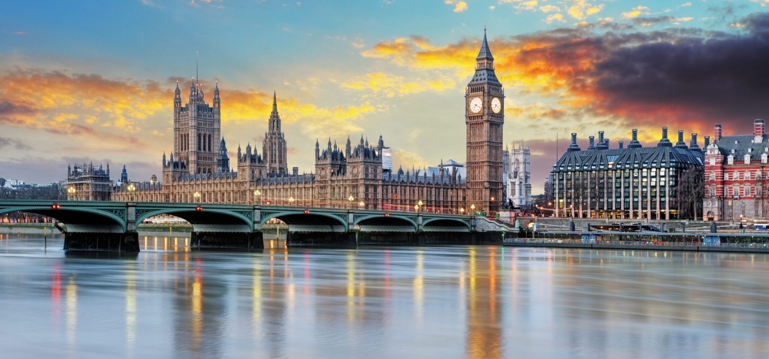 London at sunset